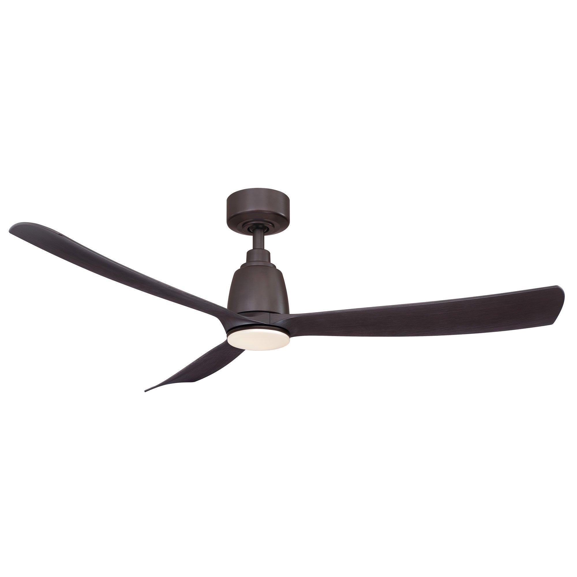 Kute 52" Ceiling Fan - Dark Bronze Finish with Dark Walnut Blades