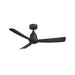 Kute 44" Ceiling Fan - Black Finish with Black Blades