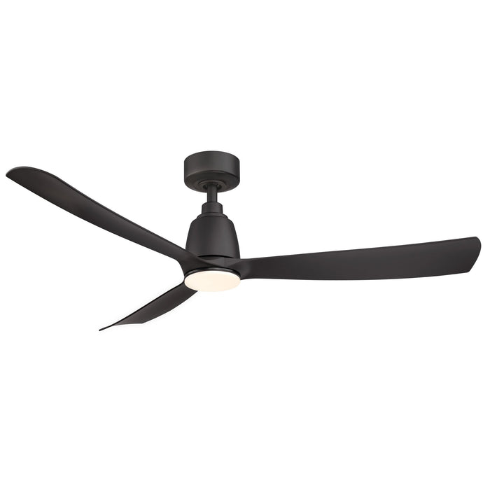 Kute 52" Ceiling Fan - Black Finish with Black Blades