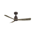 Load image into Gallery viewer, Kute 44" Ceiling Fan - Matte Greige Finish with Weathered WoodBlades
