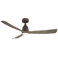 Load image into Gallery viewer, Kute 52" Ceiling Fan - Matte Greige Finish with Weathered Wood Blades
