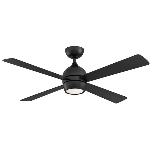 Kwad 52" Ceiling Fan - Black Finish with Black Blades