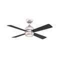 Load image into Gallery viewer, Kwad 44" Ceiling Fan - Brushed Nickel Finish with Black/Brushed Nickel  Blades
