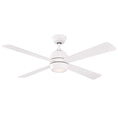 Load image into Gallery viewer, Kwad 52" Ceiling Fan - Matte White Finish with Matte White Blades
