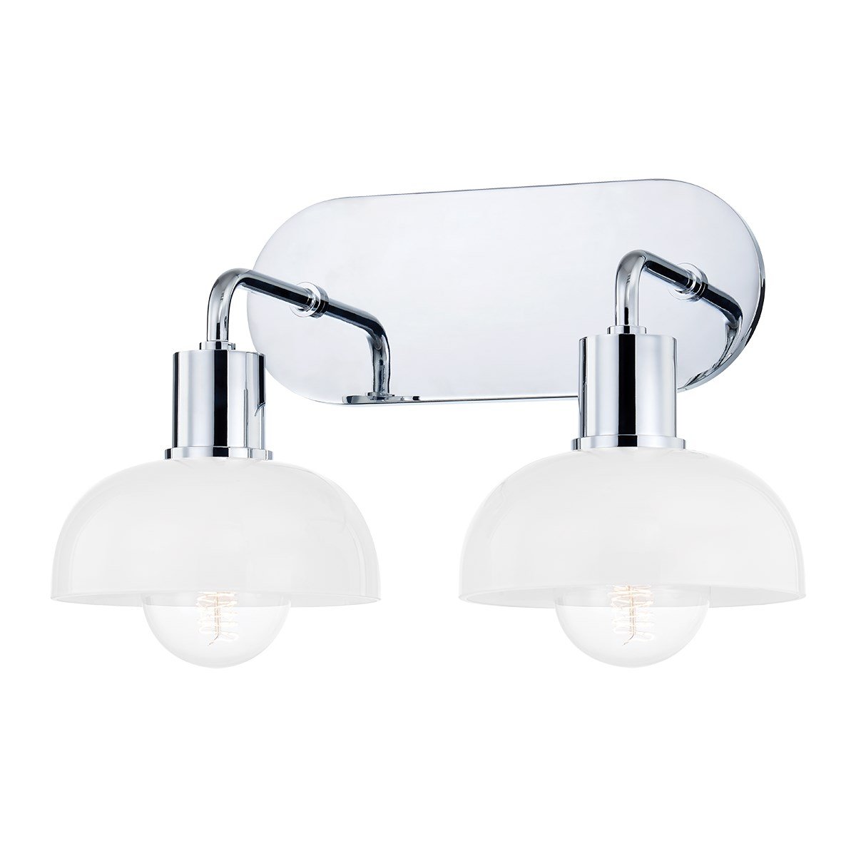 Kyla 2-Light Bath Vanity - Polished Chrome Finish