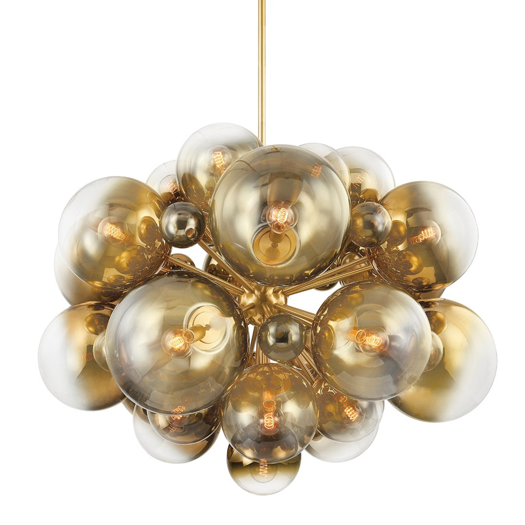 Kyoto Chandelier - Vintage Polished Brass