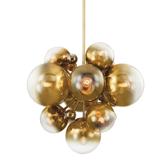 Kyoto Chandelier - Vintage Polished Brass