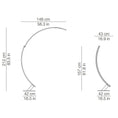 Load image into Gallery viewer, Kyudo Floor Lamp - Diagram
