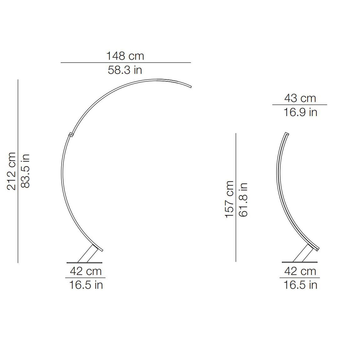 Kyudo Floor Lamp - Diagram