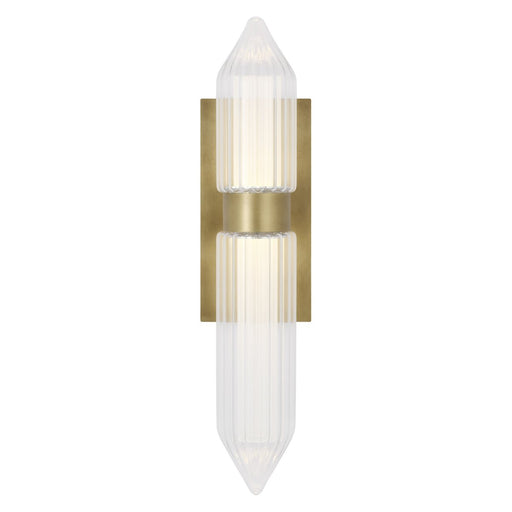 Langston Large Wall Sconce - Plated Brass Finish