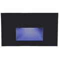 Load image into Gallery viewer, LEDme LED100 Step Light - Black Finish Blue Light
