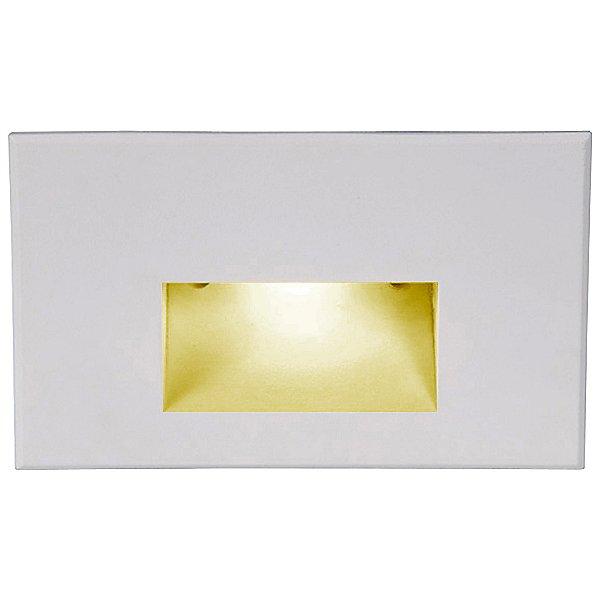 LEDme LED100 Step Light - White Finish Amber Light