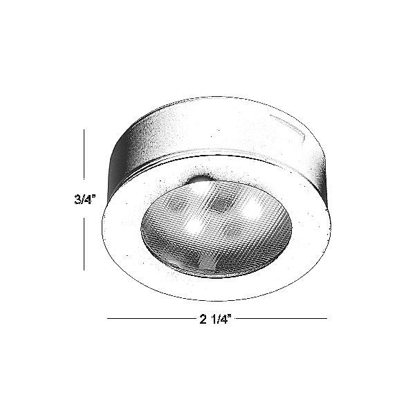 LEDme HR-LED87 Round Button Light — Info Lighting