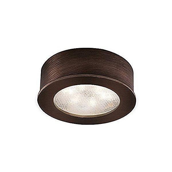LEDme Round Surface Mount Button Light Copper Bronze