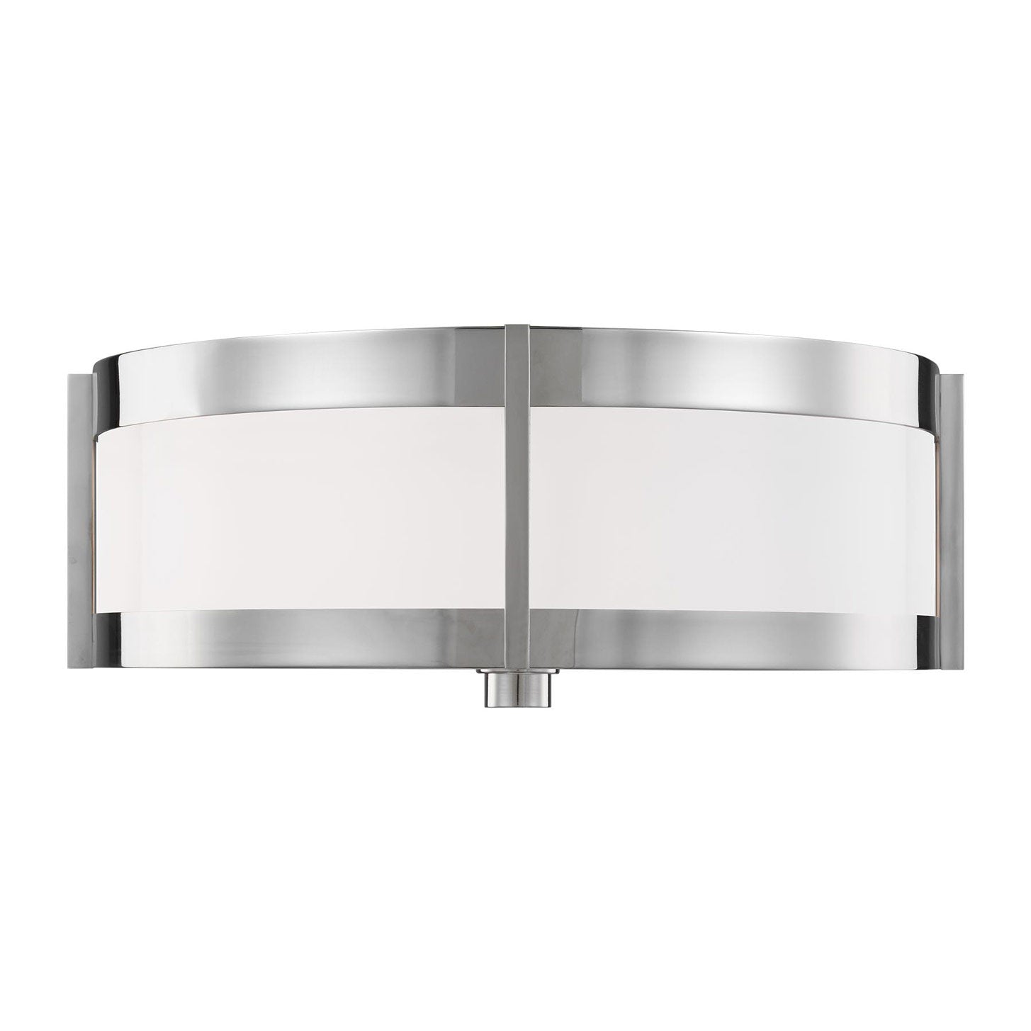 Flynn Flush Mount - Polished Nickel Finish