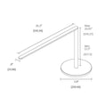 Load image into Gallery viewer, Lady 7 LED Desk Lamp - Diagram
