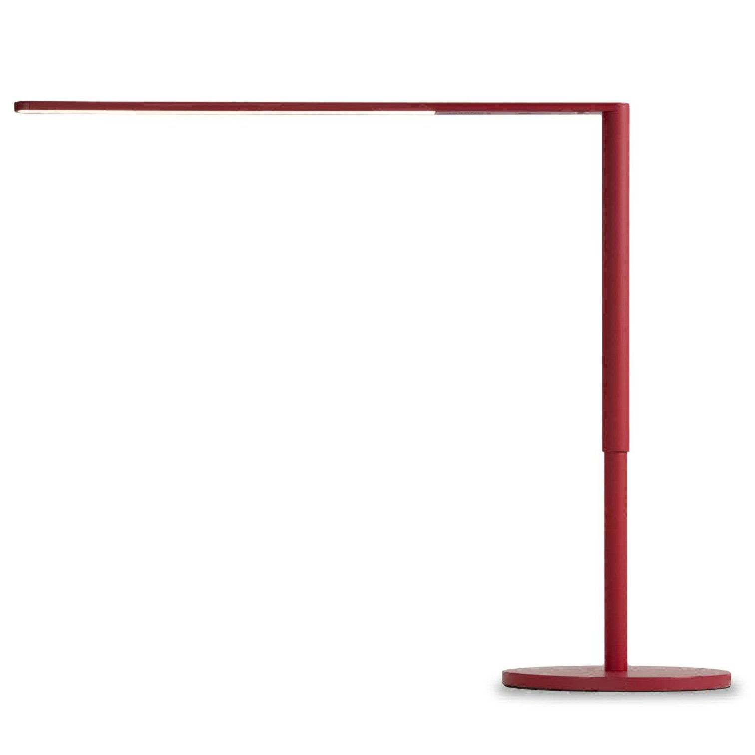 Lady 7 LED Desk Lamp - Matte Red Finish