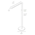 Load image into Gallery viewer, Lady 7 LED Floor Lamp - Diagram
