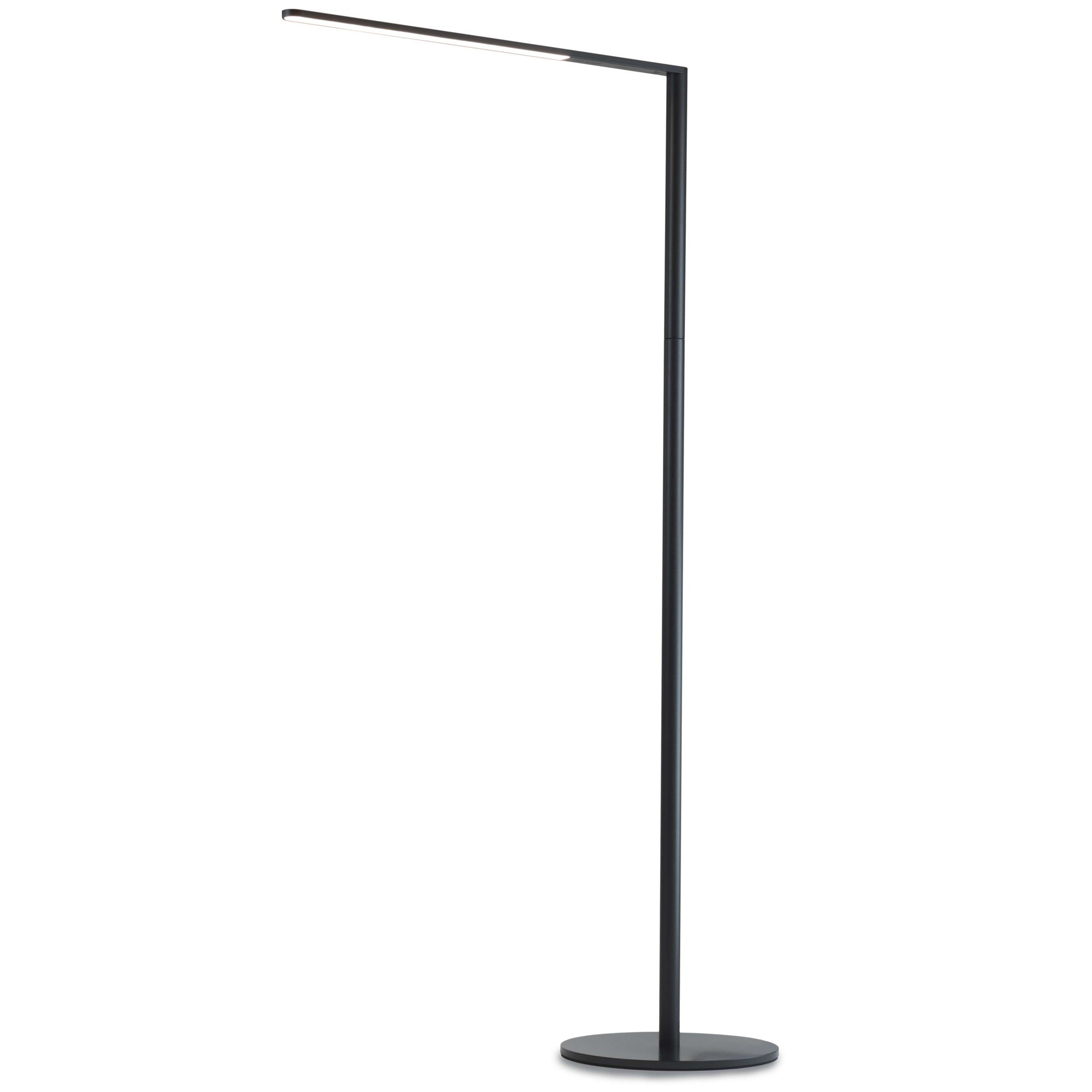 Lady 7 LED Floor Lamp - Metallic Black Finish