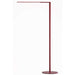 Lady 7 LED Floor Lamp - Matte Red Finish