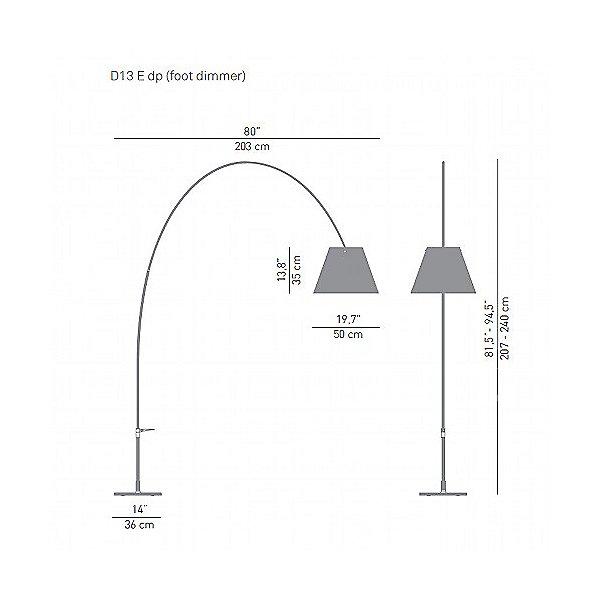 Lady Costanza Floor Lamp - Diagram