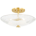 Load image into Gallery viewer, Lago Small Flush Mount - Aged Brass Finish
