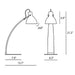 Laito Wood Table Lamp - Diagram