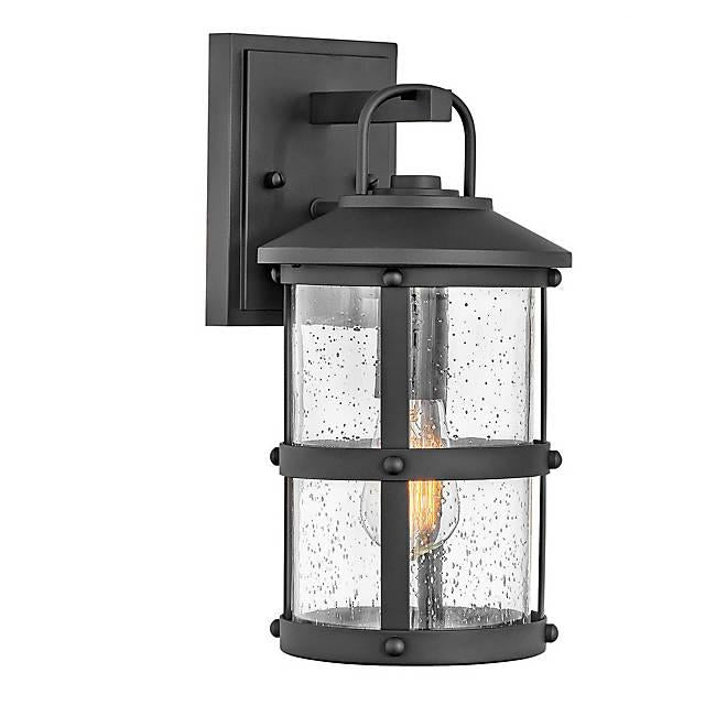 Lakehouse Small Outdoor Wall Sconce - Black Finish