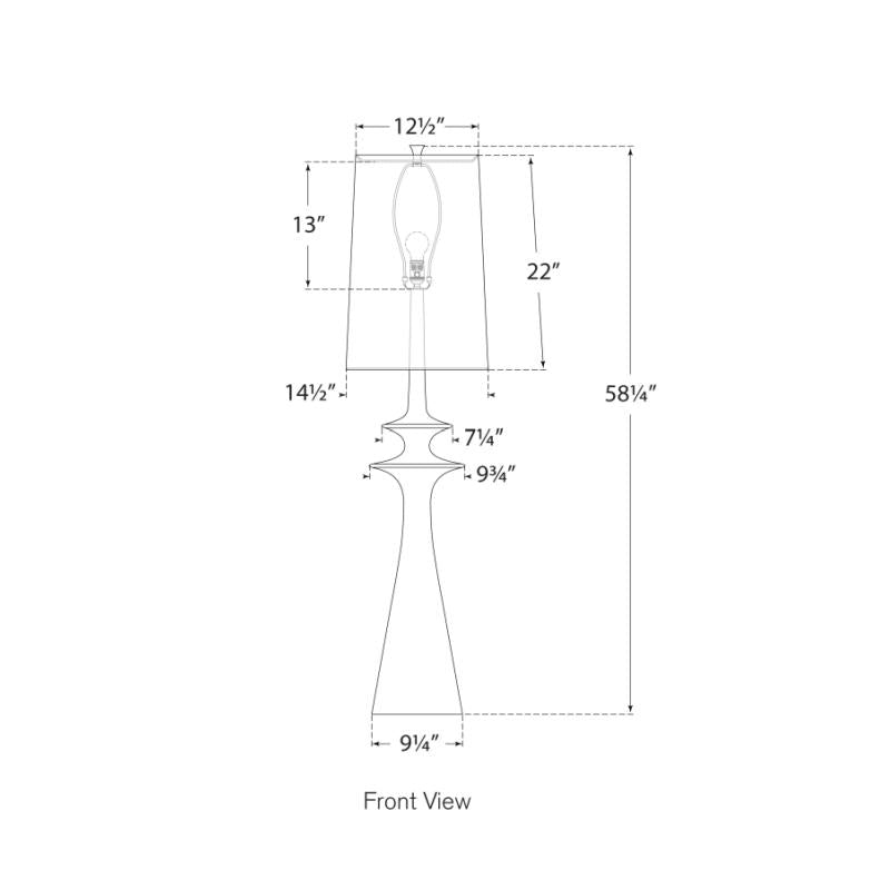 Lakmos Floor Lamp - Diagram