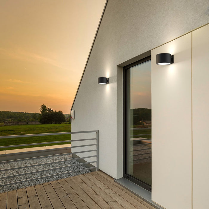 Lamar 7.88" Outdoor LED Wall Sconce - Display