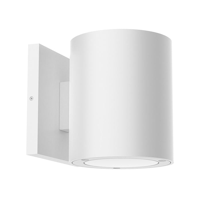 Lamar 4.25" Outdoor LED Wall Sconce - White Finish