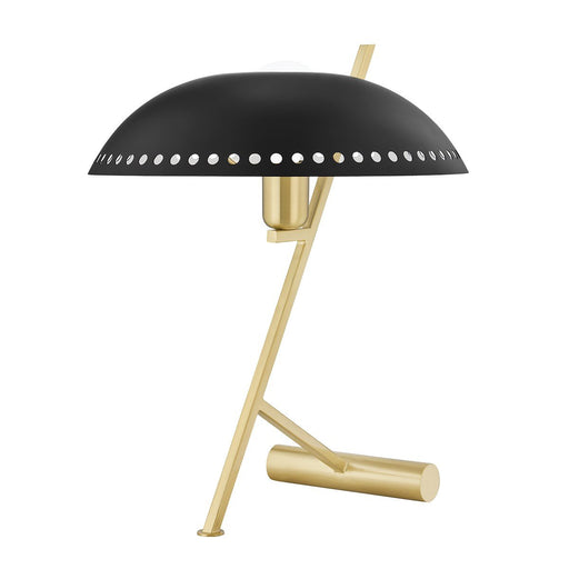 Landis Table Lamp - Aged Brass/Black Finish