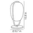 Load image into Gallery viewer, Lanna Table Lamp - Diagram
