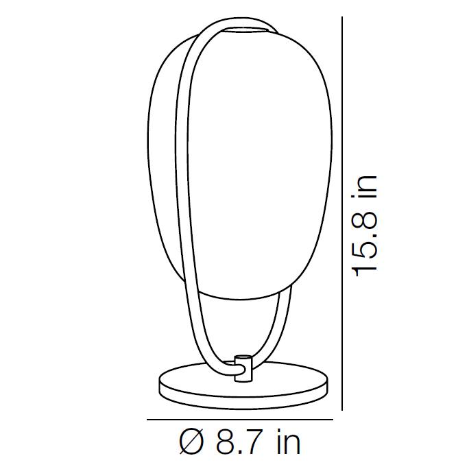 Lanna Table Lamp - Diagram