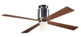 Load image into Gallery viewer, Lapa Flush Ceiling Fan - Mahogany (LED Light)
