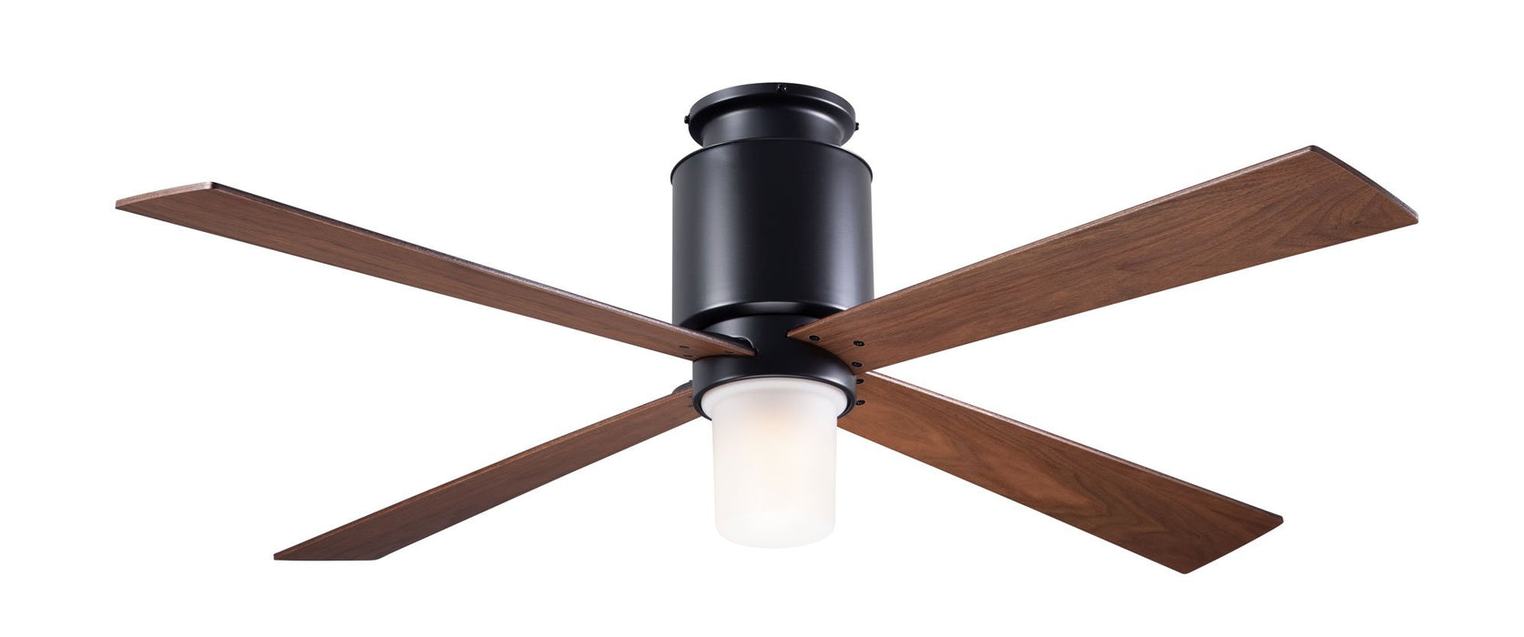 Lapa Flush Ceiling Fan - Mahogany (LED Light)