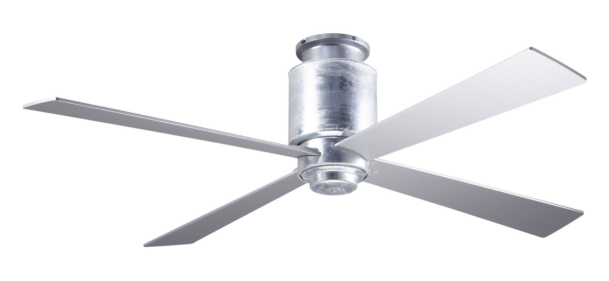 Lapa Flush Ceiling Fan - Nickel (No Light)