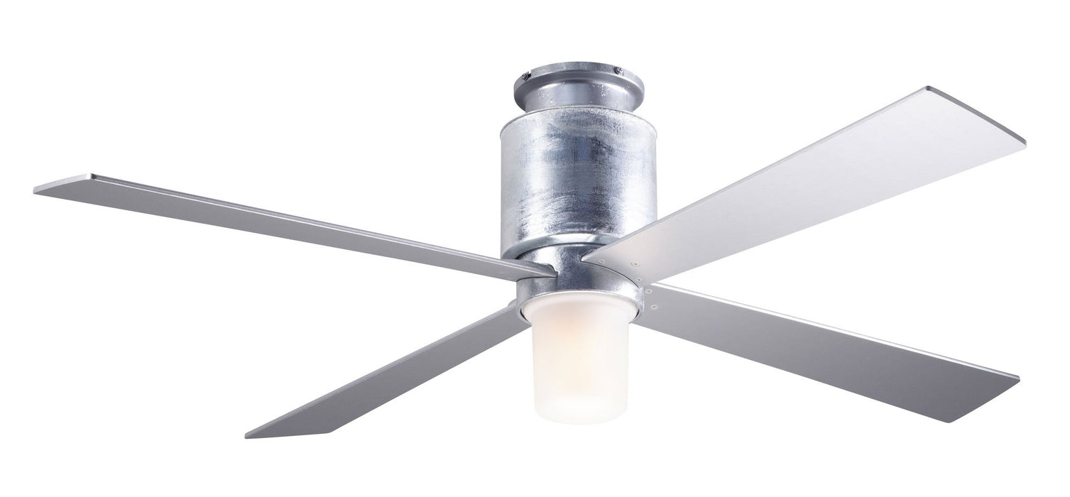 Lapa Flush Ceiling Fan - Nickel (LED Light)