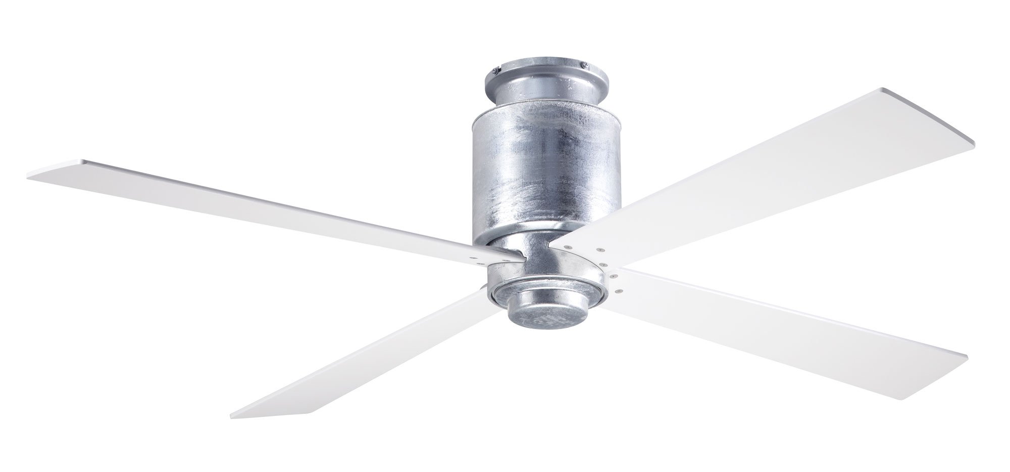 Lapa Flush Ceiling Fan - White (No Light)