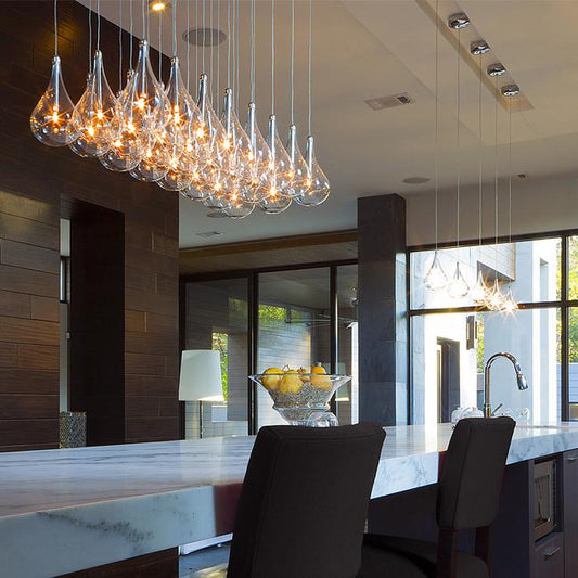 Larmes 24-Light LED Linear Suspension - Display