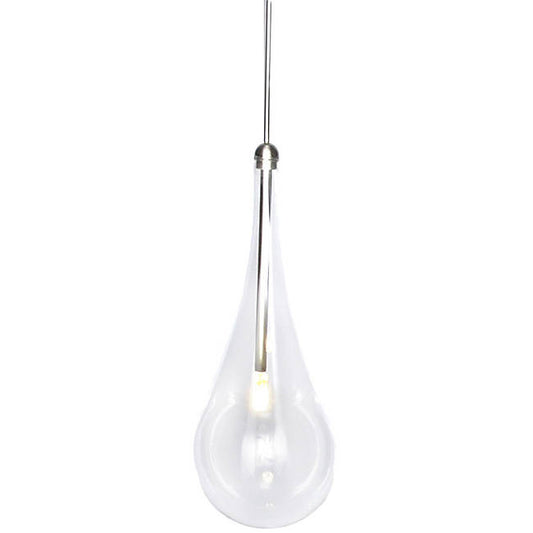 Larmes LED Mini Pendant - Polished Chrome