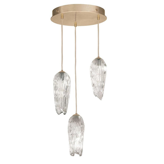 Las Olas 3-Light Pendant - Gold Leaf Finish