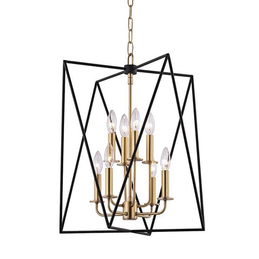 Laszlo Medium Pendant - Aged Brass Finish