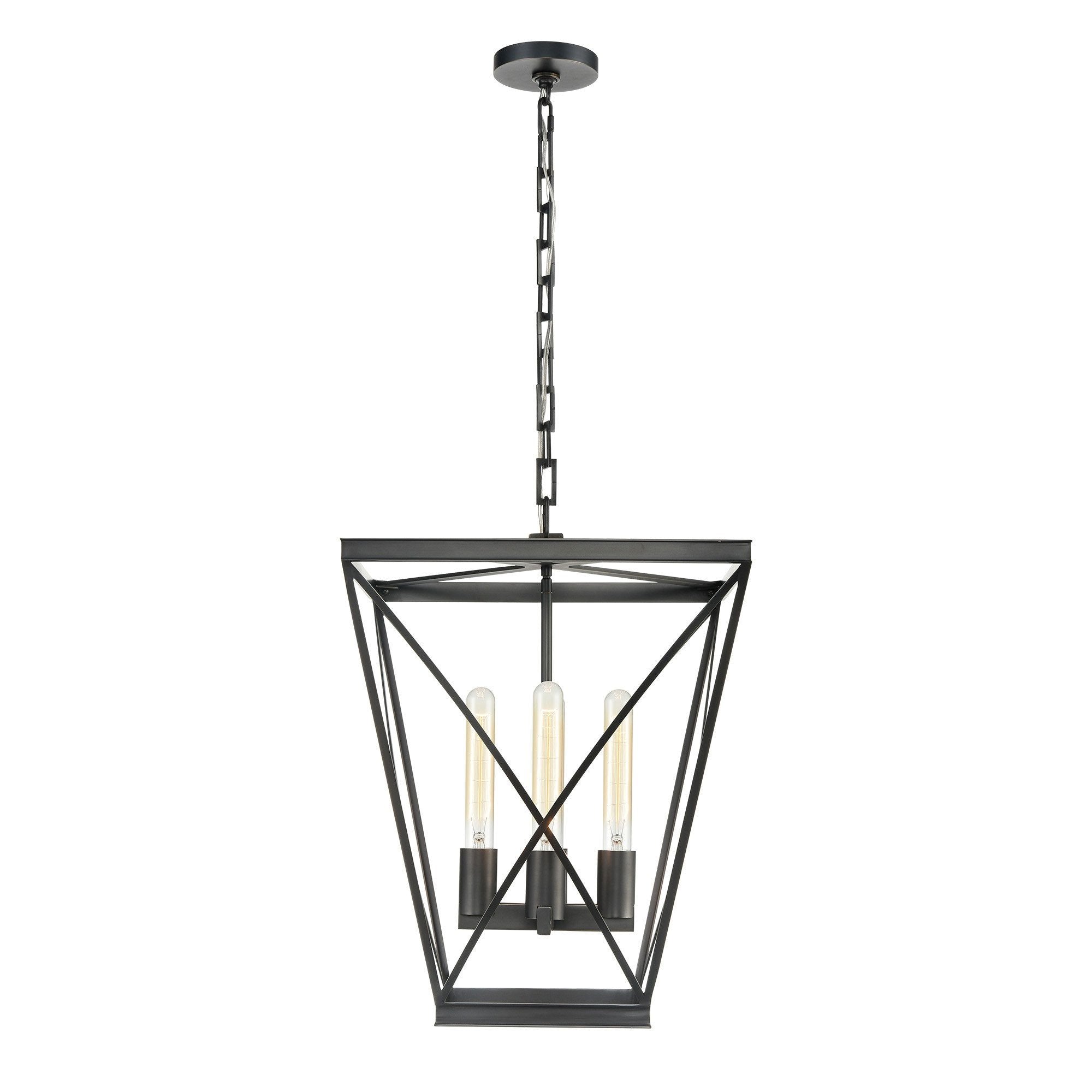 Lattice Pendant - Urban Bronze Finish