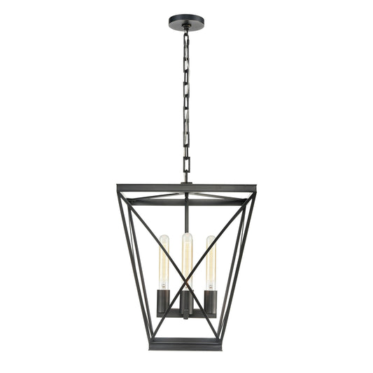 Lattice Pendant - Urban Bronze Finish