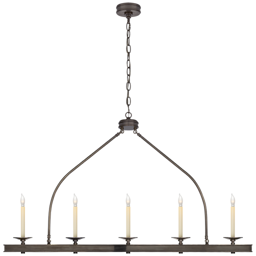 Launceton Large Linear Pendant - Bronze Finish