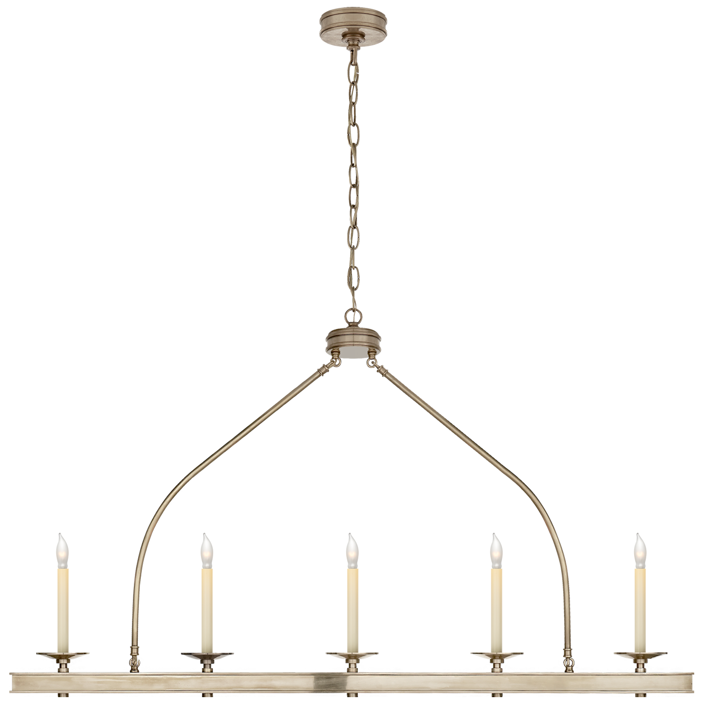 Launceton Large Linear Pendant - Antique Nickel Finish