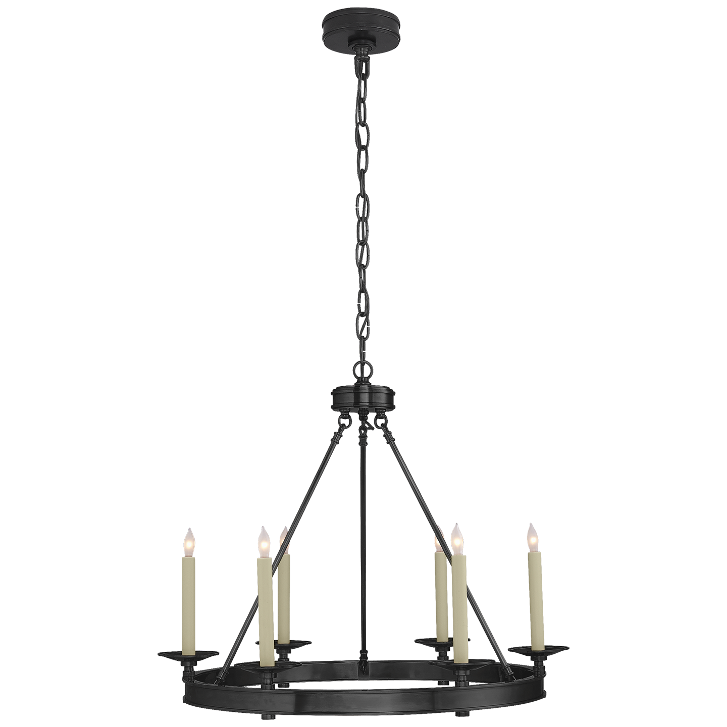 Launceton Small Ring Chandelier Bronze