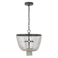 Load image into Gallery viewer, Leon Small Chandelier - Dark Weathered Zinc Finish
