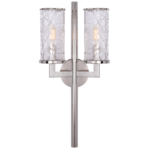 Liaison Double Sconce - Polished Nickel